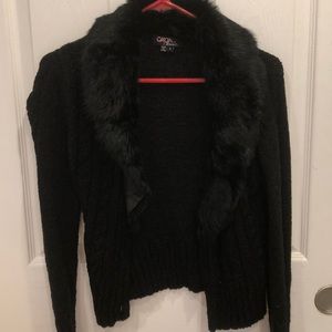 Xoxo long sleeve black sweater